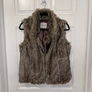 Kirra Brown Faux Fur Vest